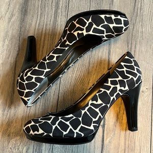 Giraffe Print Heels